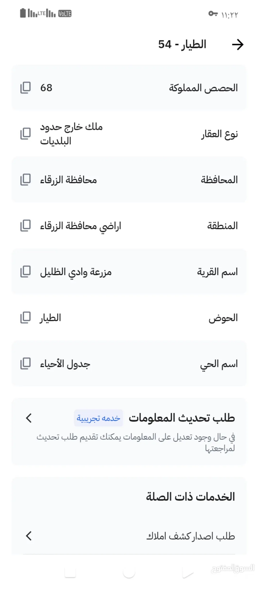 أرض مميزة للبيع في الضليل – الزرقاء بمساحة واسعة