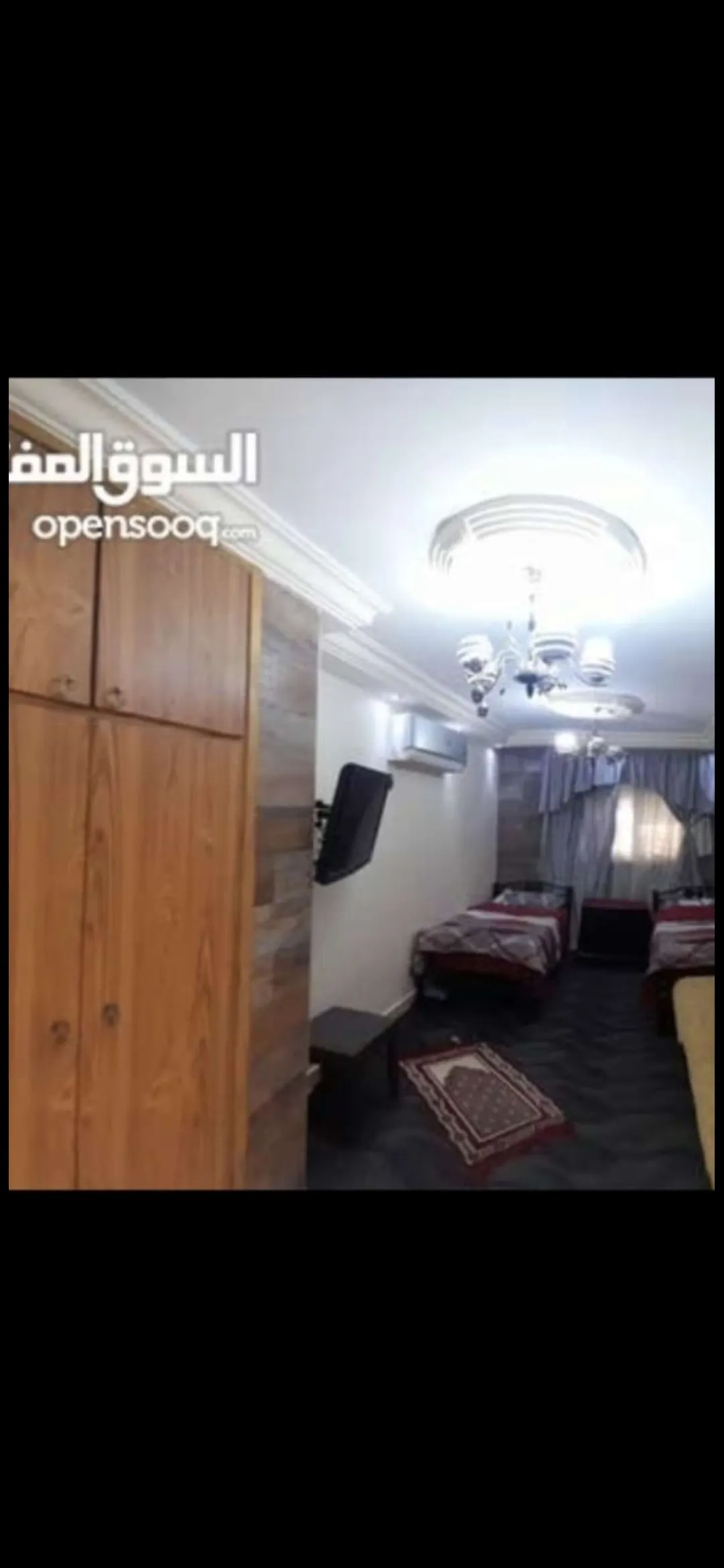 استوديو مفروش يومي في البنيات