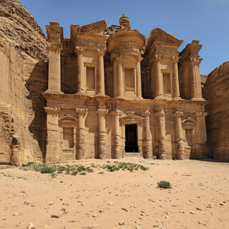 الدير في البتراء: خلف كواليس بناء بواسطة جوردان باس