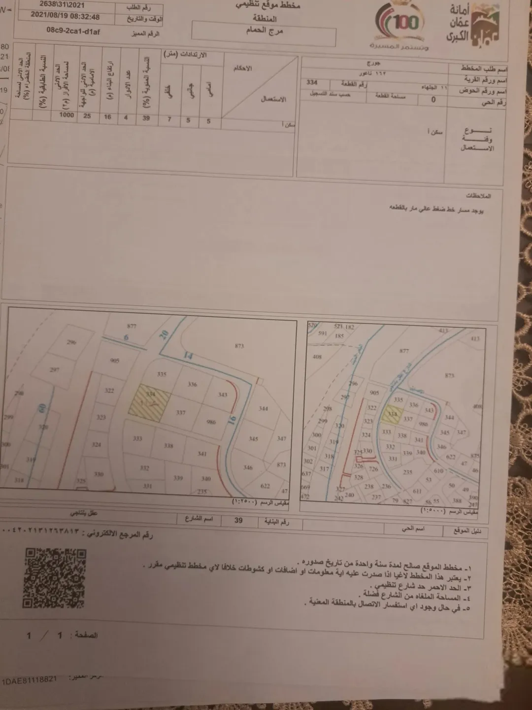 أرض سكنية مميزة للبيع في ناعور – منطقة الجلها