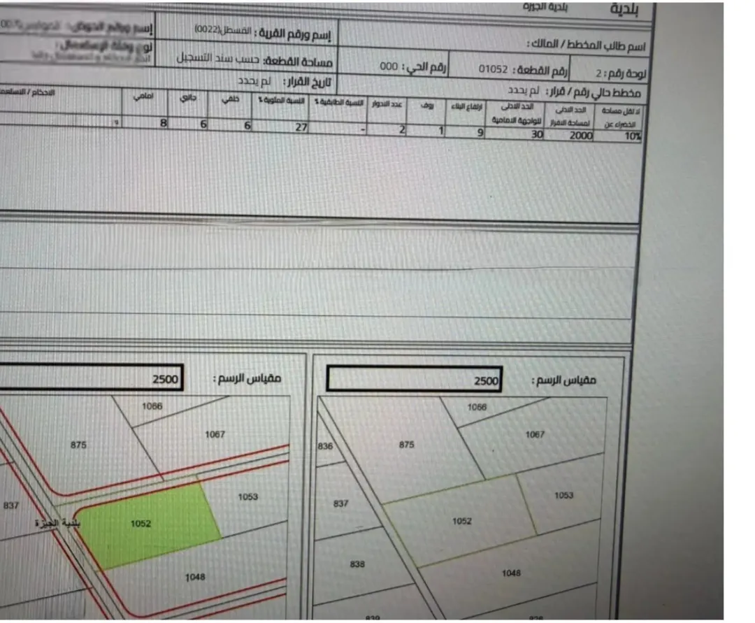 أرض مميزة في القسطل الموارس بالقرب من طريق المطار