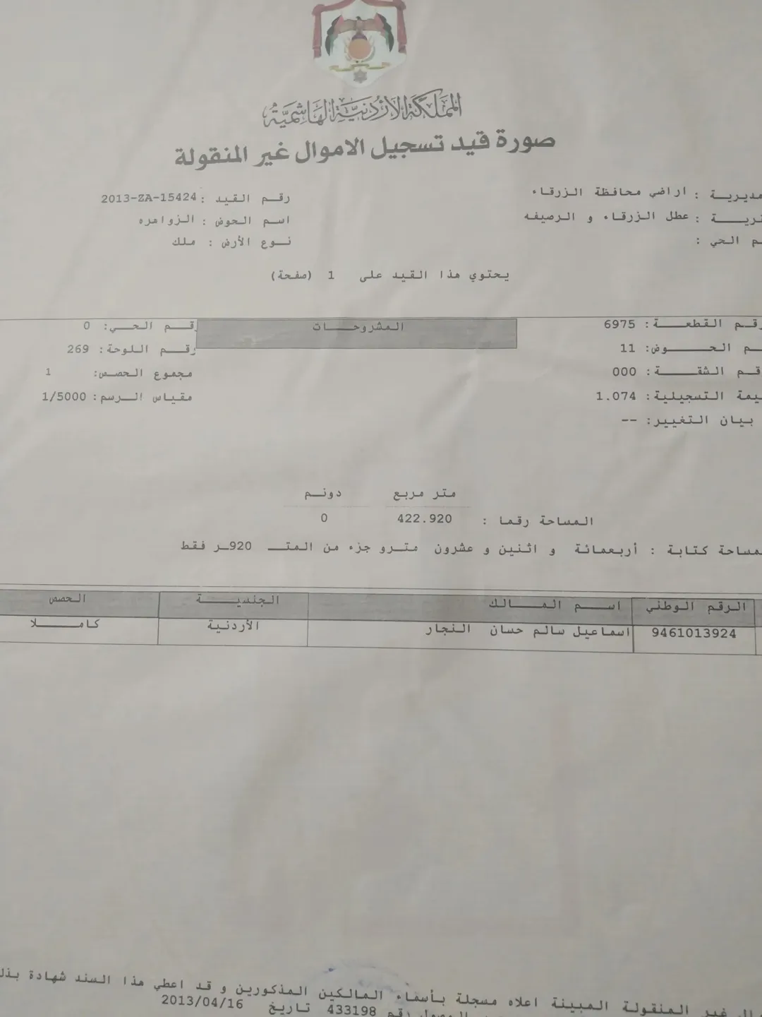 قطعة أرض سكنية مميزة للبيع في الزرقاء – الزواهرة